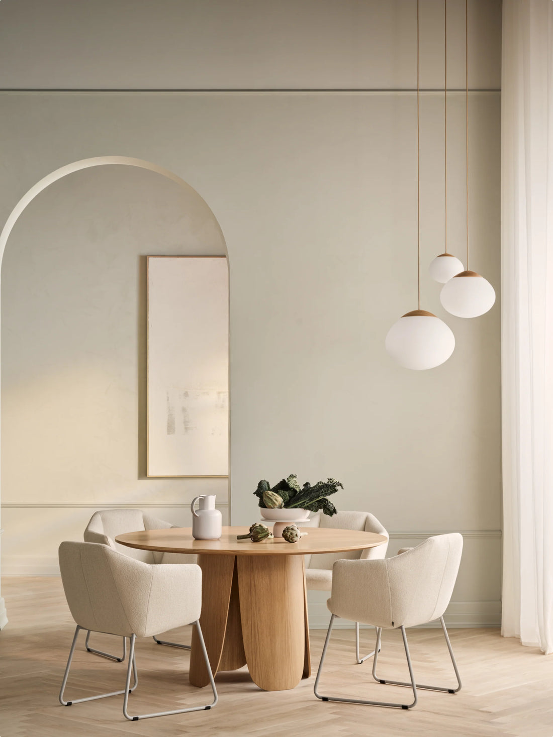 Moderner Esszimmerstuhl aus Kunstleder