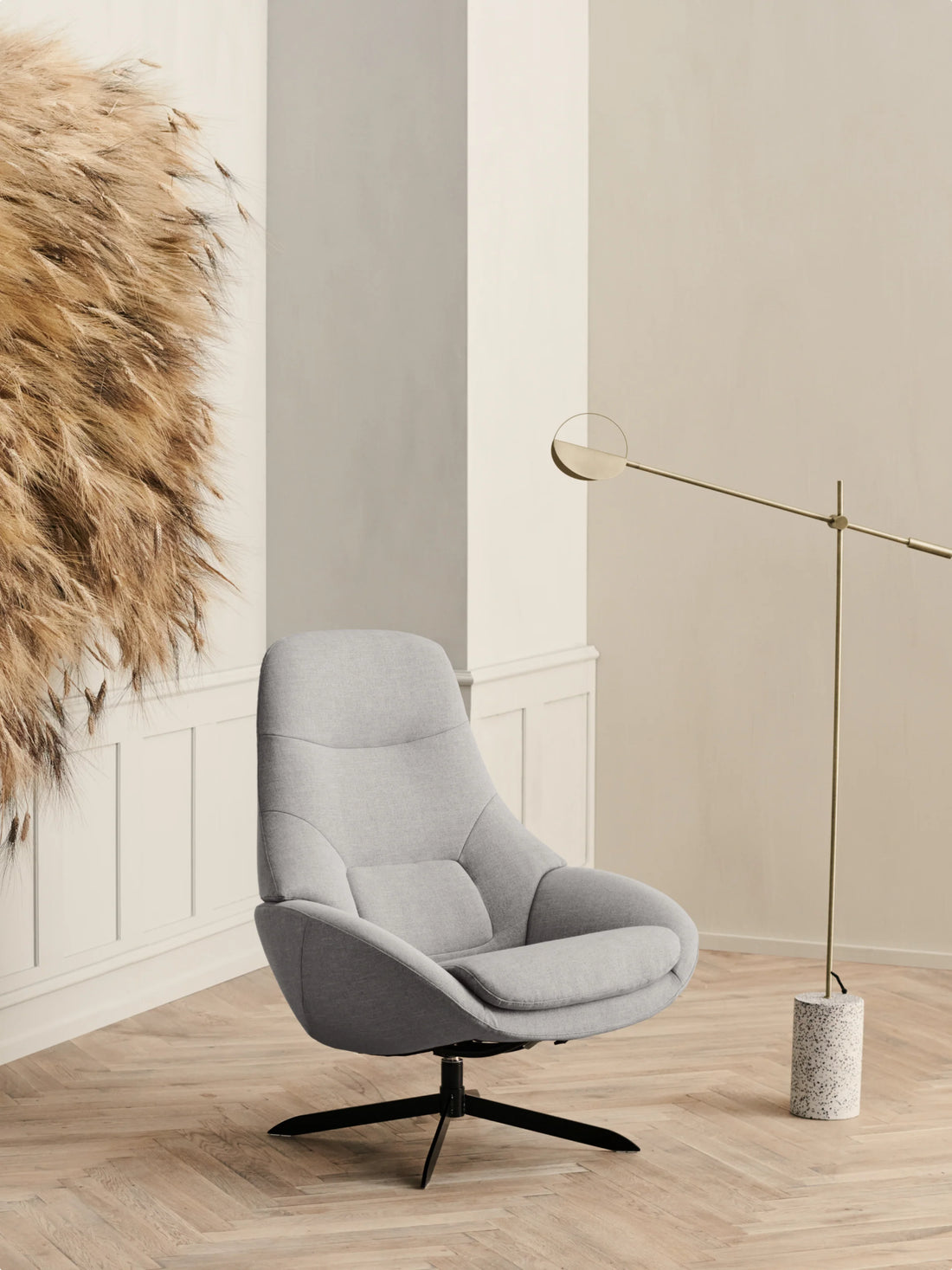 Moderner Lounge-Sessel aus Stoff